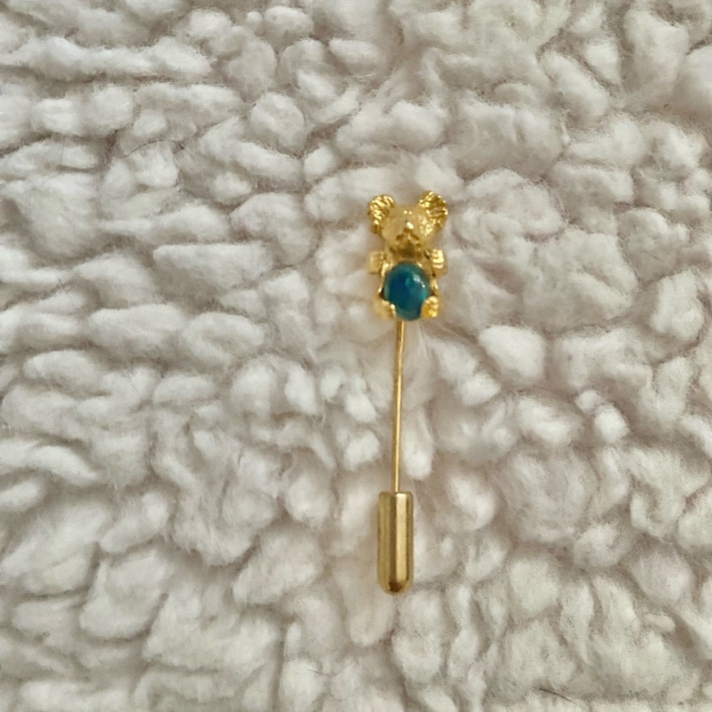 Teddy bear pin